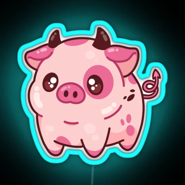Fat Nuggets RGB Neon Sign