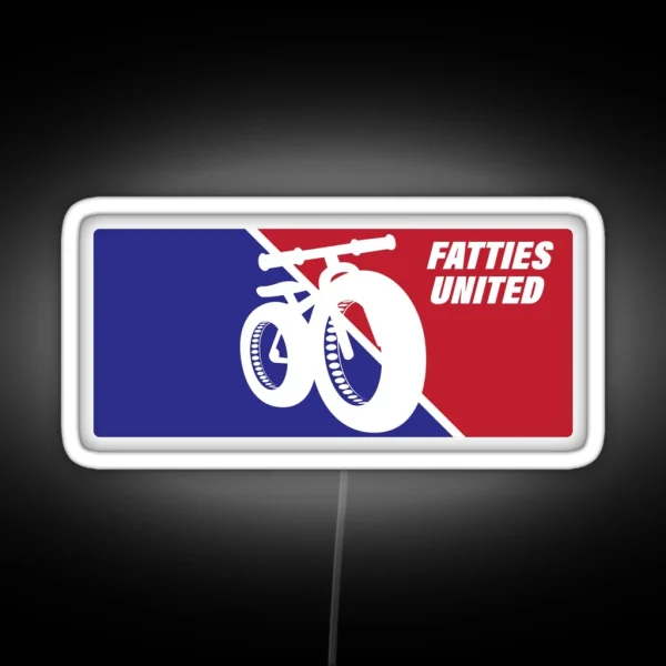 Fatties United Fat Biking RGB Neon Sign