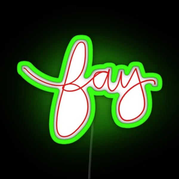 Fay RGB Neon Sign