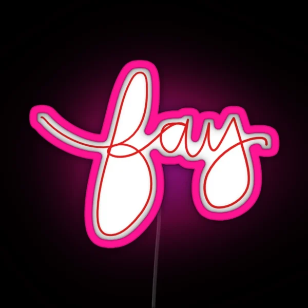 Fay RGB Neon Sign