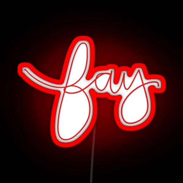 Fay RGB Neon Sign
