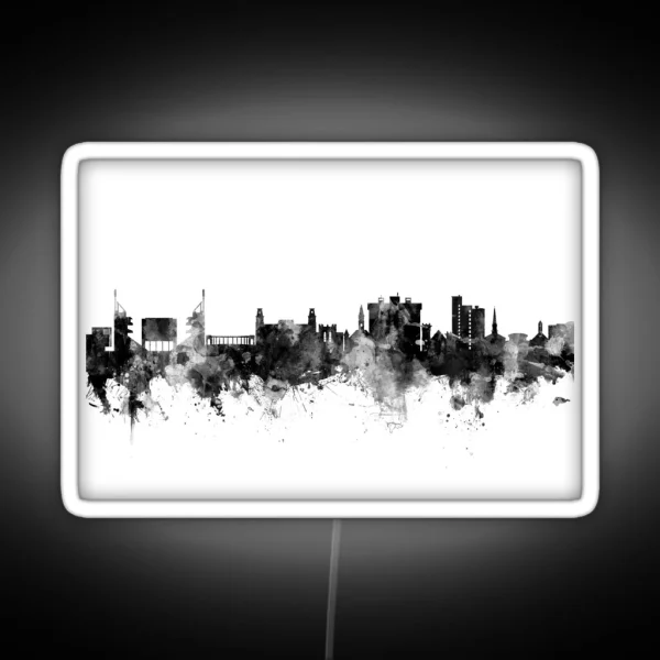 Fayetteville Arkansas Skyline RGB Neon Sign