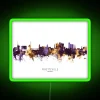 Fayetteville Arkansas Skyline RGB Neon Sign - Image 4