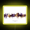 Fayetteville Arkansas Skyline RGB Neon Sign - Image 6