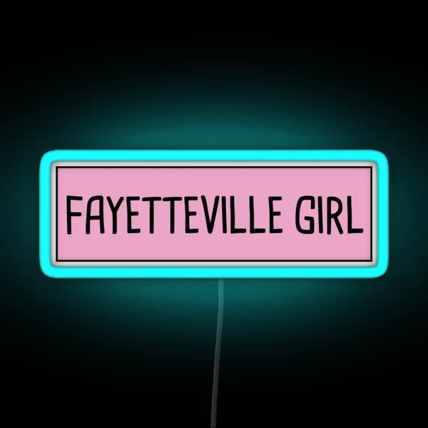 Fayetteville Girl RGB Neon Sign