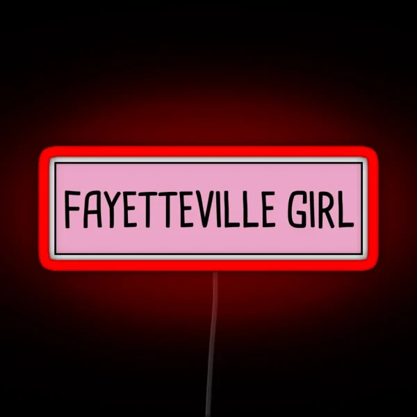 Fayetteville Girl RGB Neon Sign