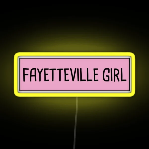 Fayetteville Girl RGB Neon Sign