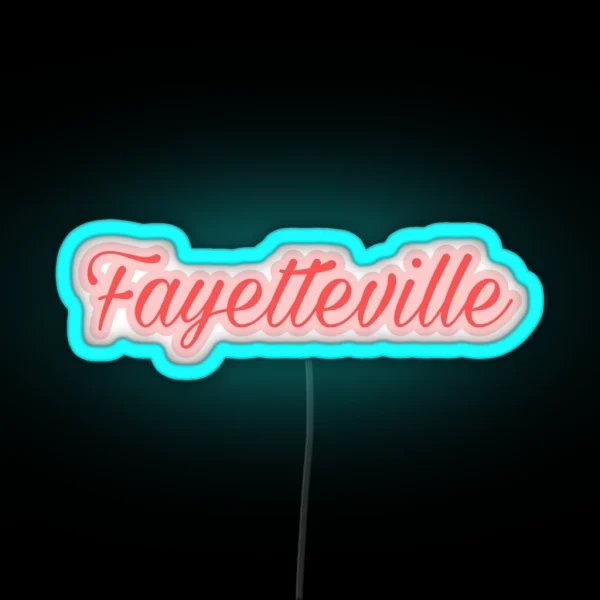 Fayetteville Led RGB Neon Sign