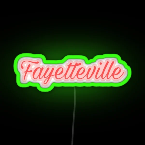 Fayetteville Led RGB Neon Sign