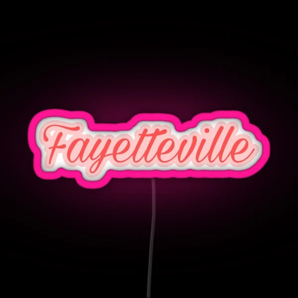 Fayetteville Led RGB Neon Sign
