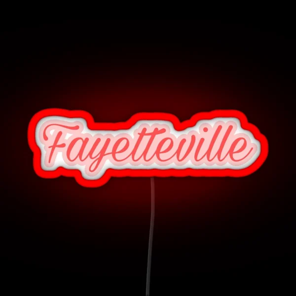 Fayetteville Led RGB Neon Sign