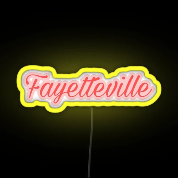 Fayetteville Led RGB Neon Sign