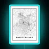 Fayetteville Map RGB Neon Sign - Image 3