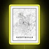 Fayetteville Map RGB Neon Sign - Image 6