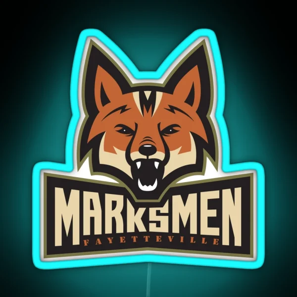 Fayetteville Marksmen RGB Neon Sign