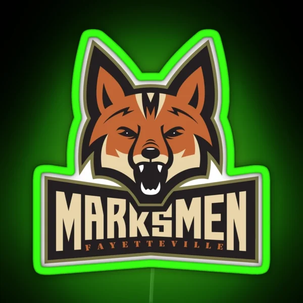 Fayetteville Marksmen RGB Neon Sign
