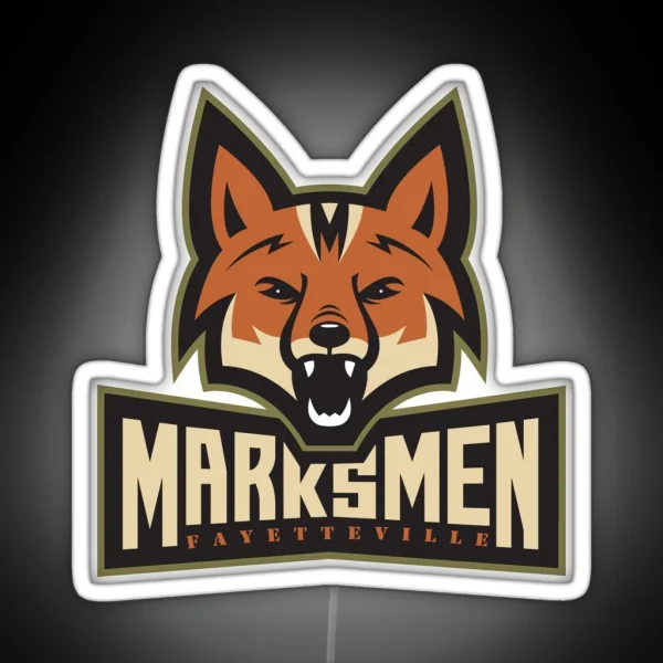 Fayetteville Marksmen RGB Neon Sign