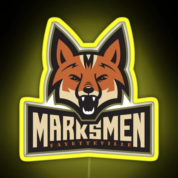 Fayetteville Marksmen RGB Neon Sign