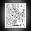 Fayetteville North Carolina Street Map RGB Neon Sign