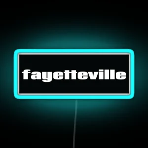 Fayetteville RGB Neon Sign