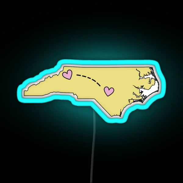 Fayetteville To Boone RGB Neon Sign