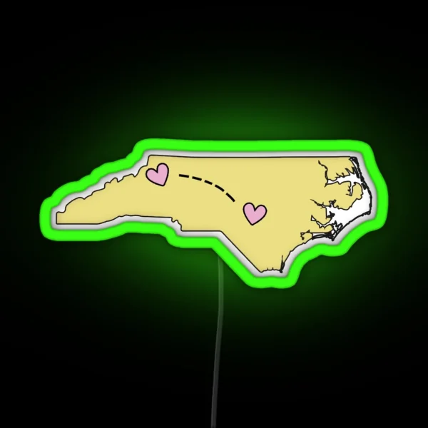 Fayetteville To Boone RGB Neon Sign