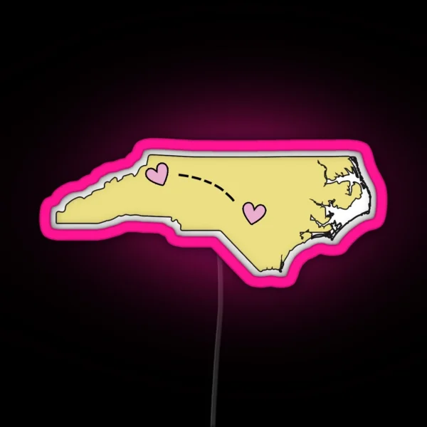 Fayetteville To Boone RGB Neon Sign