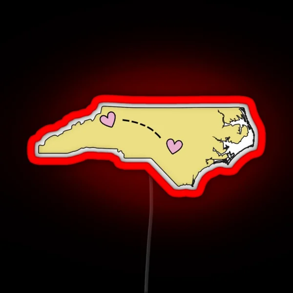 Fayetteville To Boone RGB Neon Sign