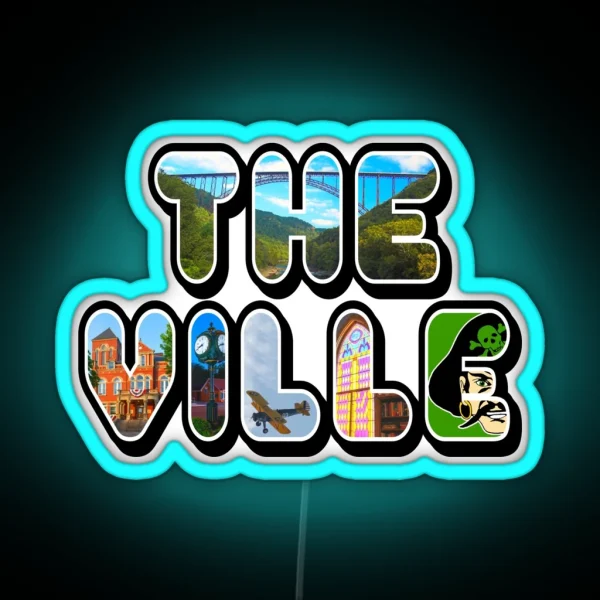 Fayetteville WV RGB Neon Sign