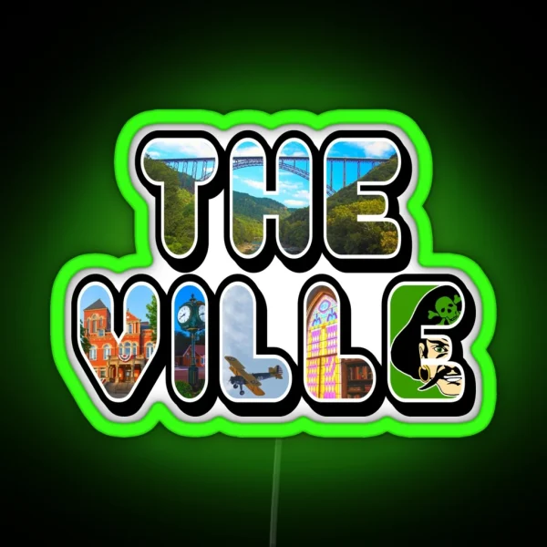 Fayetteville WV RGB Neon Sign