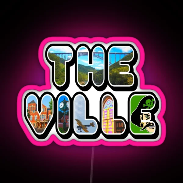 Fayetteville WV RGB Neon Sign