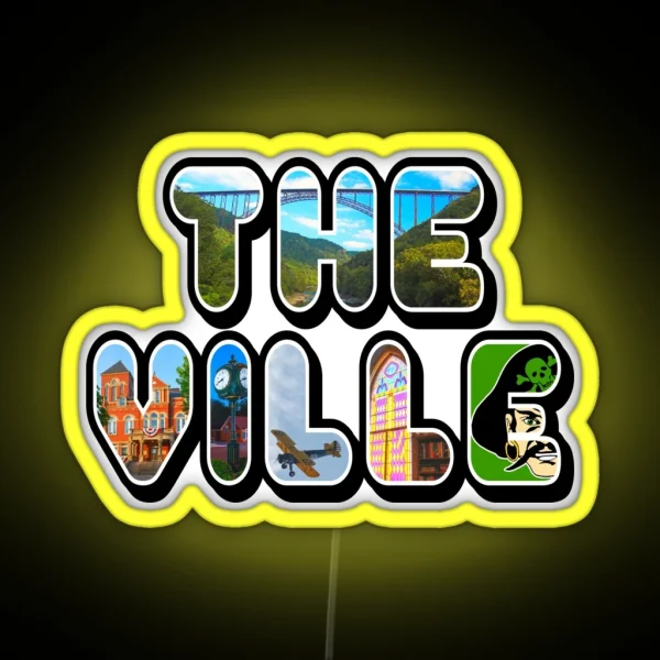 Fayetteville WV RGB Neon Sign