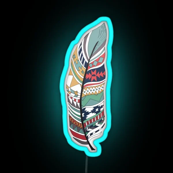 Feather RGB Neon Sign