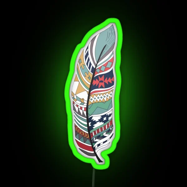Feather RGB Neon Sign