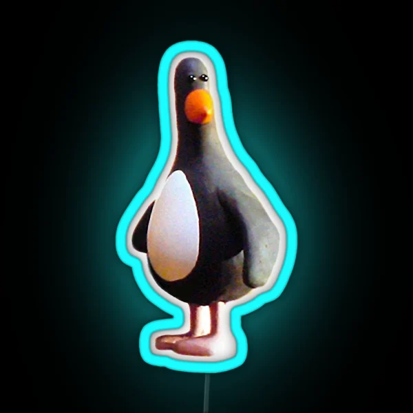 Feathers Mcgraw Graphic So Cute RGB Neon Sign