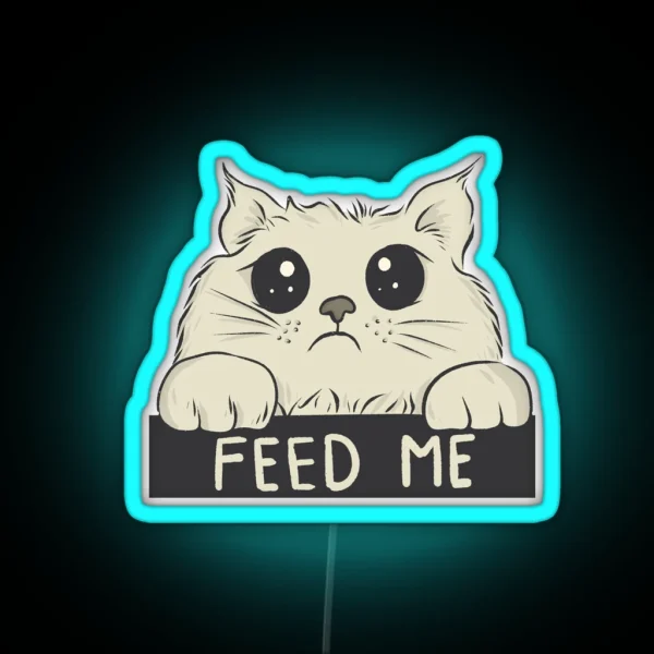Feed Me RGB Neon Sign
