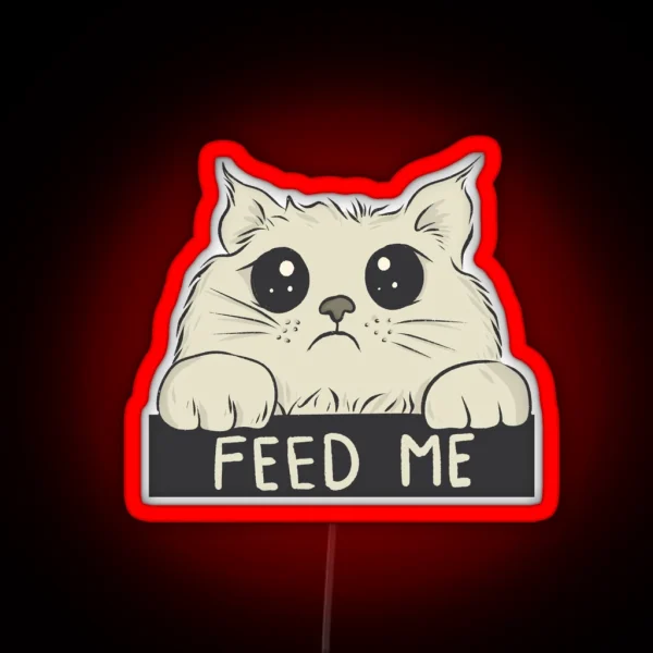 Feed Me RGB Neon Sign