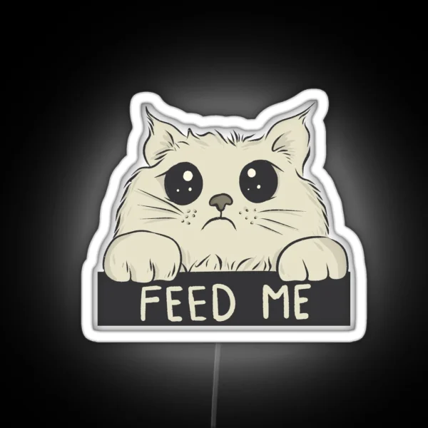 Feed Me RGB Neon Sign