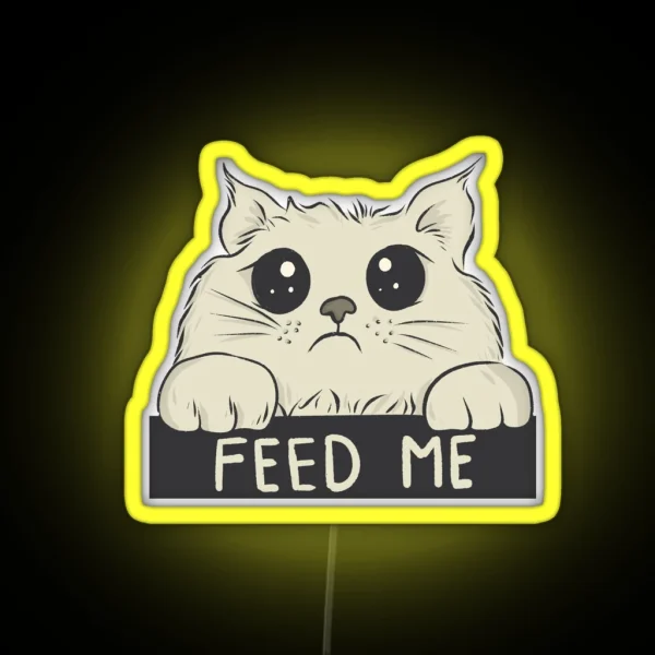 Feed Me RGB Neon Sign