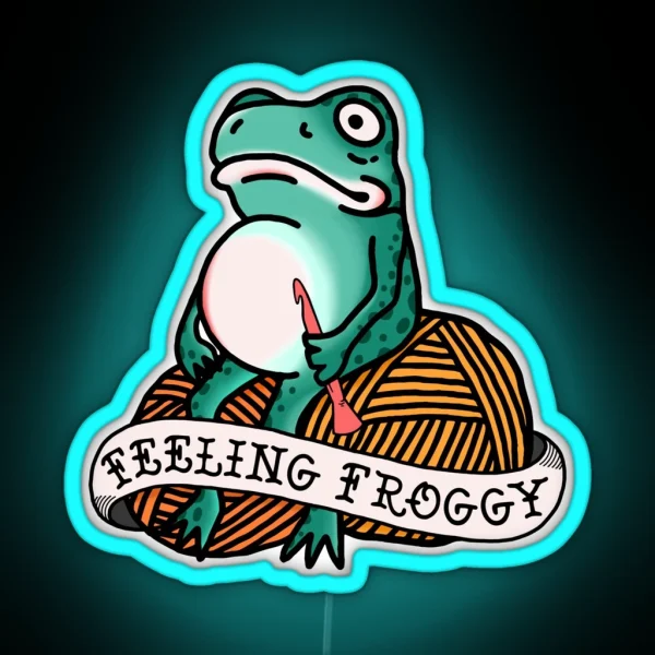 Feeling Froggy RGB Neon Sign
