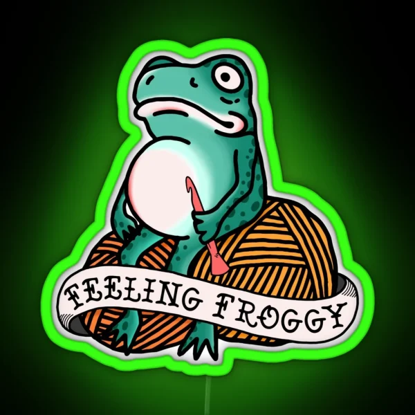 Feeling Froggy RGB Neon Sign