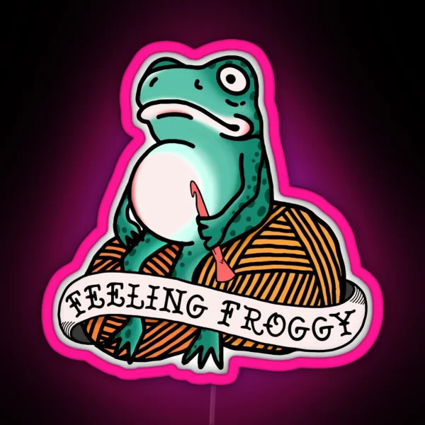 Feeling Froggy RGB Neon Sign