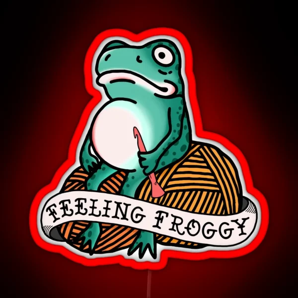 Feeling Froggy RGB Neon Sign