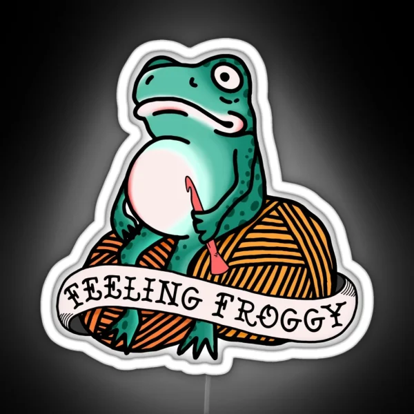 Feeling Froggy RGB Neon Sign