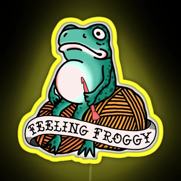 Feeling Froggy RGB Neon Sign