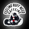 Feeling Ruff Need Caffeine Lemur RGB Neon Sign - Image 4