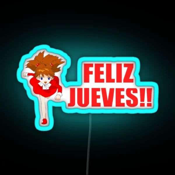 Feliz Jueves Nge RGB Neon Sign