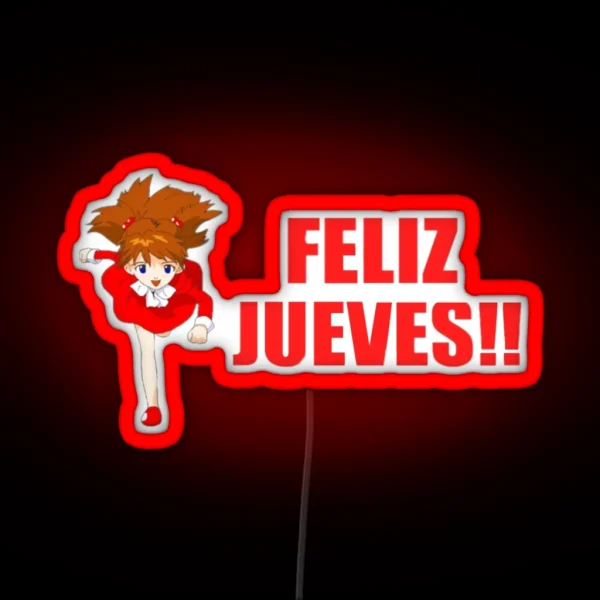 Feliz Jueves Nge RGB Neon Sign