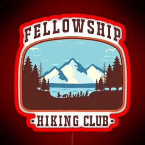 Fellowship Hiking Club RGB Neon Sign