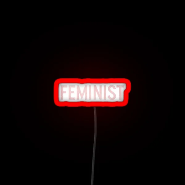 Feminist RGB Neon Sign